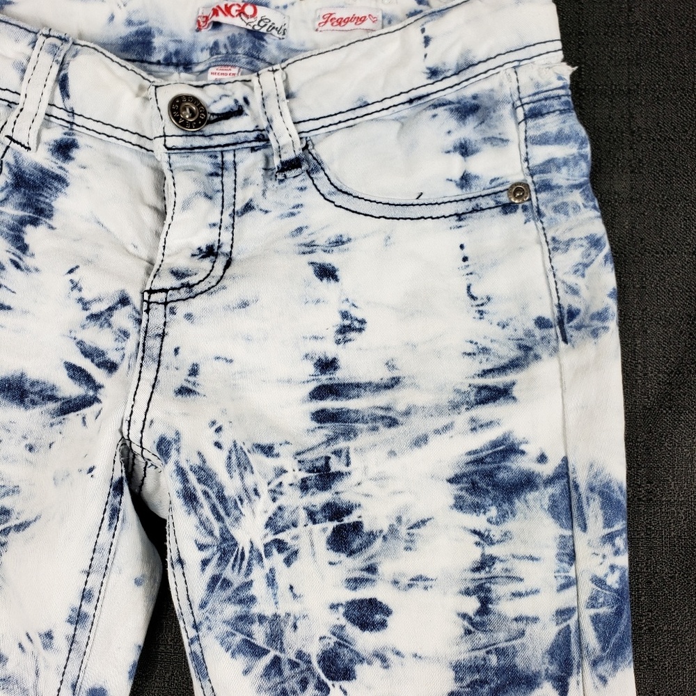 BONGO Girls Acid Washed Jegging Jeans - Picture 3 of 6